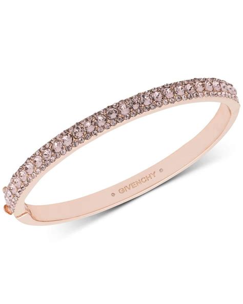 givenchy bracelet rose gold|Givenchy rose gold bangle bracelet.